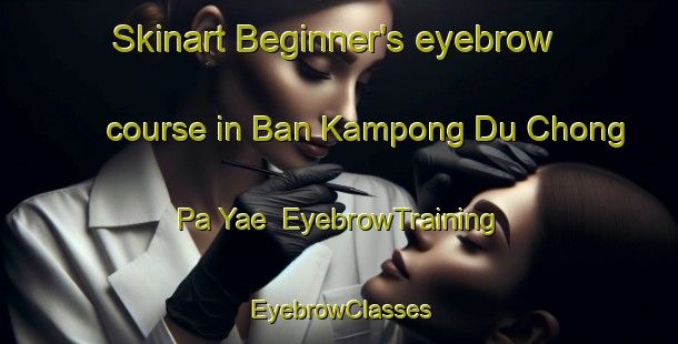 Skinart Beginner's eyebrow course in Ban Kampong Du Chong Pa Yae | EyebrowTraining | EyebrowClasses | SkinartTraining-Thailand