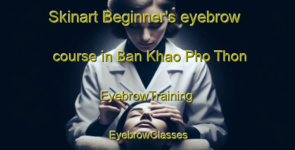 Skinart Beginner's eyebrow course in Ban Khao Pho Thon | EyebrowTraining | EyebrowClasses | SkinartTraining-Thailand