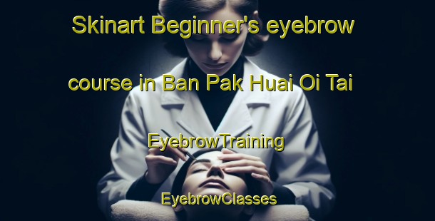 Skinart Beginner's eyebrow course in Ban Pak Huai Oi Tai | EyebrowTraining | EyebrowClasses | SkinartTraining-Thailand