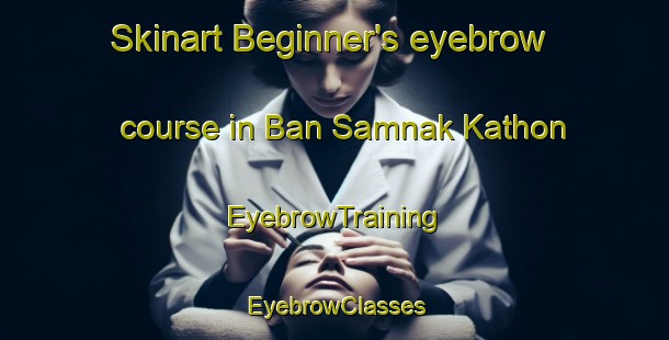 Skinart Beginner's eyebrow course in Ban Samnak Kathon | EyebrowTraining | EyebrowClasses | SkinartTraining-Thailand