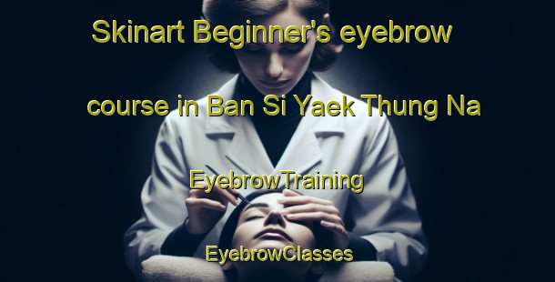 Skinart Beginner's eyebrow course in Ban Si Yaek Thung Na | EyebrowTraining | EyebrowClasses | SkinartTraining-Thailand