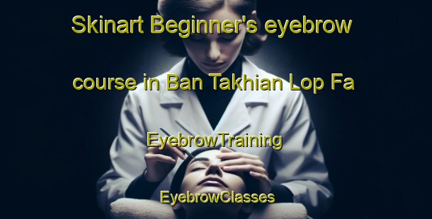 Skinart Beginner's eyebrow course in Ban Takhian Lop Fa | EyebrowTraining | EyebrowClasses | SkinartTraining-Thailand