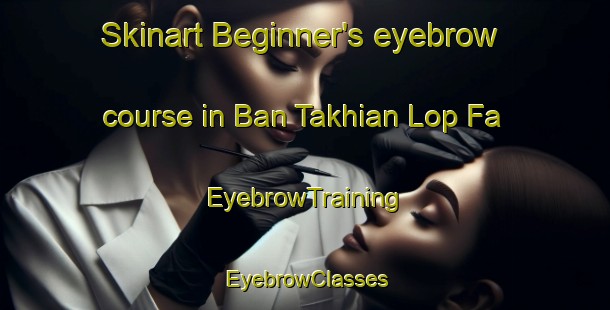 Skinart Beginner's eyebrow course in Ban Takhian Lop Fa | EyebrowTraining | EyebrowClasses | SkinartTraining-Thailand