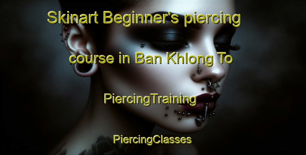 Skinart Beginner's piercing course in Ban Khlong To | #PiercingTraining #PiercingClasses #SkinartTraining-Thailand