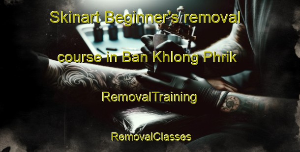 Skinart Beginner's removal course in Ban Khlong Phrik | RemovalTraining | RemovalClasses | SkinartTraining-Thailand