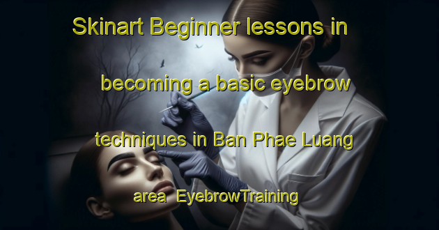 Skinart Beginner lessons in becoming a basic eyebrow techniques in Ban Phae Luang area | EyebrowTraining | EyebrowClasses | SkinartTraining-Thailand