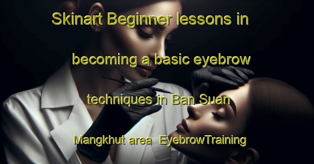 Skinart Beginner lessons in becoming a basic eyebrow techniques in Ban Suan Mangkhut area | EyebrowTraining | EyebrowClasses | SkinartTraining-Thailand