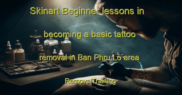Skinart Beginner lessons in becoming a basic tattoo removal in Ban Phru Lo area | RemovalTraining | RemovalClasses | SkinartTraining-Thailand