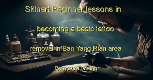 Skinart Beginner lessons in becoming a basic tattoo removal in Ban Yang Rian area | RemovalTraining | RemovalClasses | SkinartTraining-Thailand
