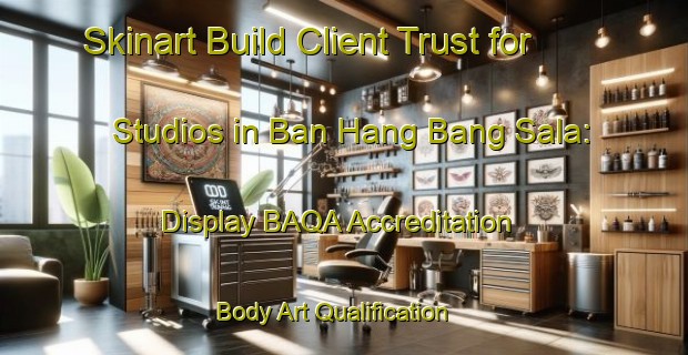 Skinart Build Client Trust for Studios in Ban Hang Bang Sala: Display BAQA Accreditation | Body Art Qualification Authority | BAQA-Thailand