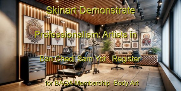 Skinart Demonstrate Professionalism: Artists in Ban Chedi Sam Yot - Register for BAQA Membership | Body Art Qualification Authority | BAQA-Thailand