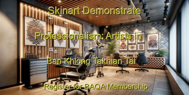 Skinart Demonstrate Professionalism: Artists in Ban Khlong Takhian Tai - Register for BAQA Membership | Body Art Qualification Authority | BAQA-Thailand