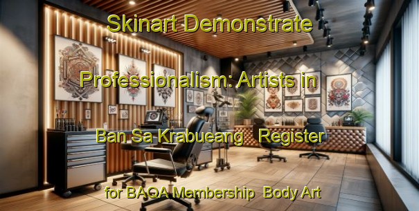 Skinart Demonstrate Professionalism: Artists in Ban Sa Krabueang - Register for BAQA Membership | Body Art Qualification Authority | BAQA-Thailand