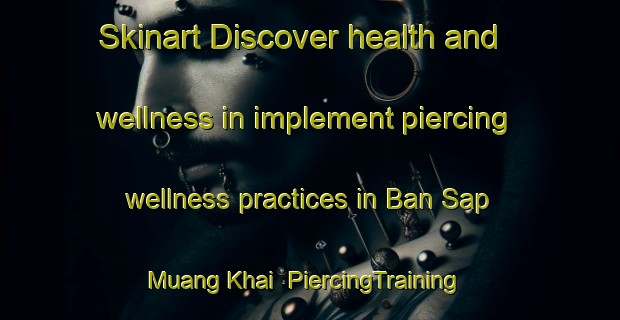 Skinart Discover health and wellness in implement piercing wellness practices in Ban Sap Muang Khai | PiercingTraining | PiercingClasses | SkinartTraining-Thailand