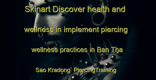 Skinart Discover health and wellness in implement piercing wellness practices in Ban Tha Sao Kradong | PiercingTraining | PiercingClasses | SkinartTraining-Thailand
