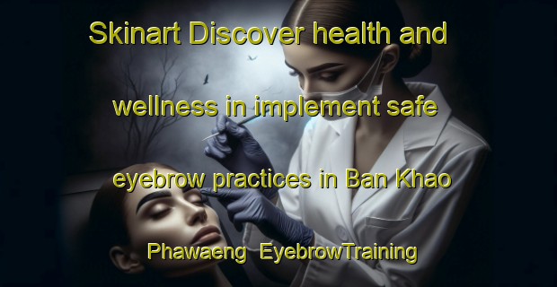 Skinart Discover health and wellness in implement safe eyebrow practices in Ban Khao Phawaeng | EyebrowTraining | EyebrowClasses | SkinartTraining-Thailand