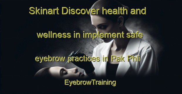 Skinart Discover health and wellness in implement safe eyebrow practices in Pak Phli | EyebrowTraining | EyebrowClasses | SkinartTraining-Thailand