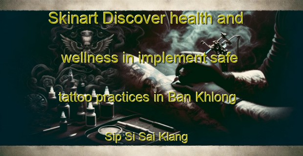 Skinart Discover health and wellness in implement safe tattoo practices in Ban Khlong Sip Si Sai Klang | TattooTraining | TattooClasses | SkinartTraining-Thailand