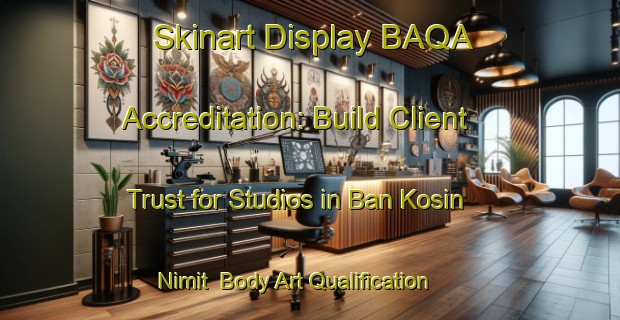 Skinart Display BAQA Accreditation: Build Client Trust for Studios in Ban Kosin Nimit | Body Art Qualification Authority | BAQA-Thailand