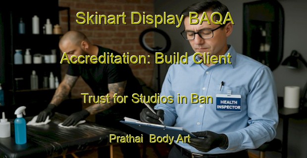 Skinart Display BAQA Accreditation: Build Client Trust for Studios in Ban Prathai | Body Art Qualification Authority | BAQA-Thailand