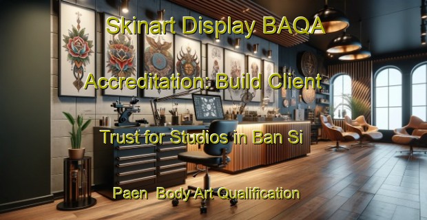 Skinart Display BAQA Accreditation: Build Client Trust for Studios in Ban Si Paen | Body Art Qualification Authority | BAQA-Thailand