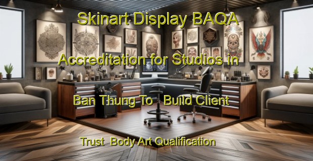 Skinart Display BAQA Accreditation for Studios in Ban Thung To - Build Client Trust | Body Art Qualification Authority | BAQA-Thailand
