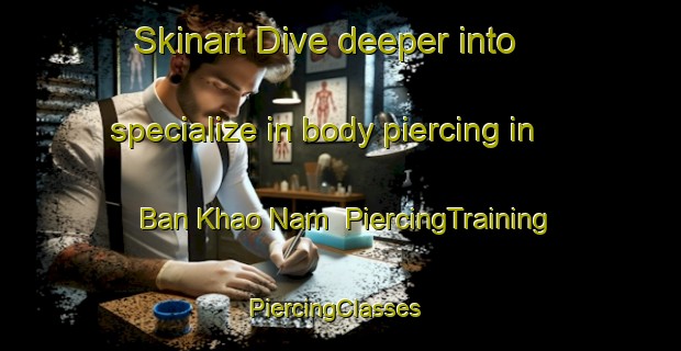 Skinart Dive deeper into specialize in body piercing in Ban Khao Nam | PiercingTraining | PiercingClasses | SkinartTraining-Thailand