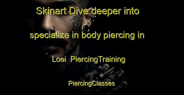 Skinart Dive deeper into specialize in body piercing in Loei | #PiercingTraining #PiercingClasses #SkinartTraining-Thailand