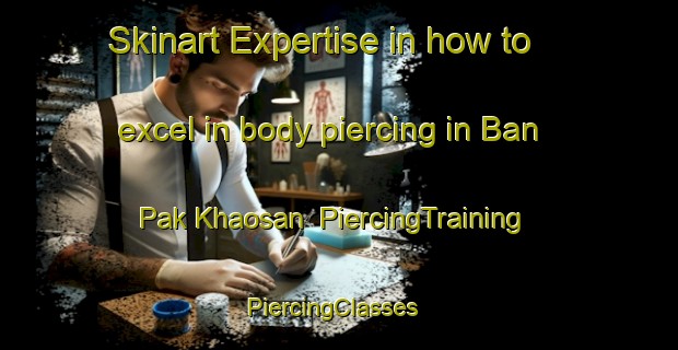 Skinart Expertise in how to excel in body piercing in Ban Pak Khaosan | PiercingTraining | PiercingClasses | SkinartTraining-Thailand