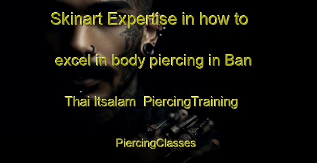 Skinart Expertise in how to excel in body piercing in Ban Thai Itsalam | PiercingTraining | PiercingClasses | SkinartTraining-Thailand