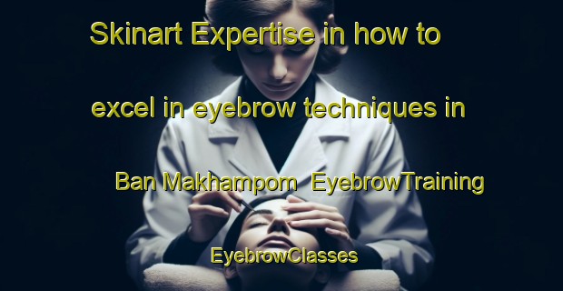 Skinart Expertise in how to excel in eyebrow techniques in Ban Makhampom | EyebrowTraining | EyebrowClasses | SkinartTraining-Thailand