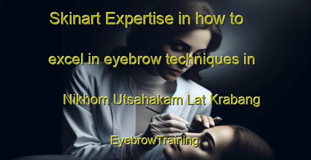 Skinart Expertise in how to excel in eyebrow techniques in Nikhom Utsahakam Lat Krabang | EyebrowTraining | EyebrowClasses | SkinartTraining-Thailand