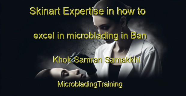Skinart Expertise in how to excel in microblading in Ban Khok Samran Samakkhi | MicrobladingTraining | MicrobladingClasses | SkinartTraining-Thailand