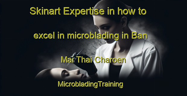 Skinart Expertise in how to excel in microblading in Ban Mai Thai Charoen | MicrobladingTraining | MicrobladingClasses | SkinartTraining-Thailand