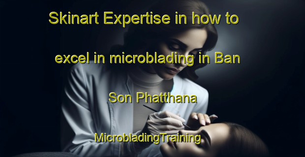 Skinart Expertise in how to excel in microblading in Ban Son Phatthana | MicrobladingTraining | MicrobladingClasses | SkinartTraining-Thailand