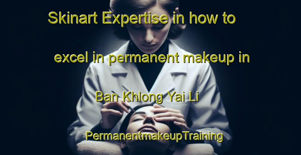 Skinart Expertise in how to excel in permanent makeup in Ban Khlong Yai Li | PermanentmakeupTraining | PermanentmakeupClasses | SkinartTraining-Thailand