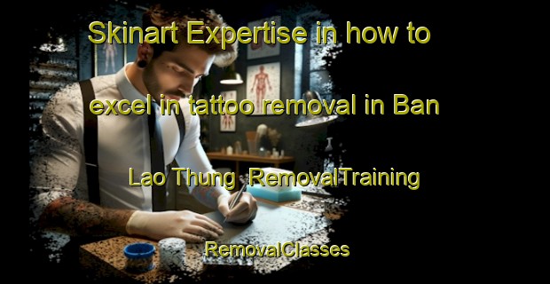 Skinart Expertise in how to excel in tattoo removal in Ban Lao Thung | RemovalTraining | RemovalClasses | SkinartTraining-Thailand