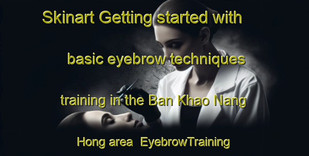 Skinart Getting started with basic eyebrow techniques training in the Ban Khao Nang Hong area | EyebrowTraining | EyebrowClasses | SkinartTraining-Thailand