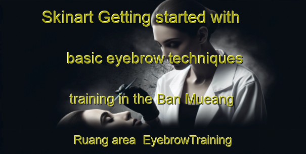 Skinart Getting started with basic eyebrow techniques training in the Ban Mueang Ruang area | EyebrowTraining | EyebrowClasses | SkinartTraining-Thailand