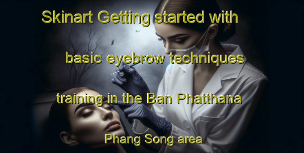 Skinart Getting started with basic eyebrow techniques training in the Ban Phatthana Phang Song area | EyebrowTraining | EyebrowClasses | SkinartTraining-Thailand