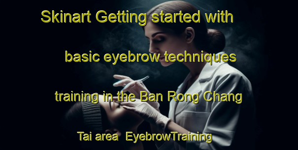 Skinart Getting started with basic eyebrow techniques training in the Ban Rong Chang Tai area | EyebrowTraining | EyebrowClasses | SkinartTraining-Thailand