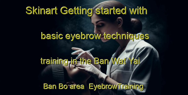 Skinart Getting started with basic eyebrow techniques training in the Ban Wat Yai Ban Bo area | EyebrowTraining | EyebrowClasses | SkinartTraining-Thailand