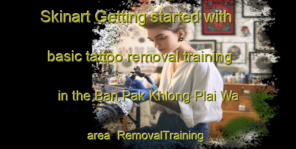 Skinart Getting started with basic tattoo removal training in the Ban Pak Khlong Plai Wa area | RemovalTraining | RemovalClasses | SkinartTraining-Thailand