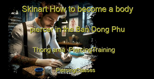 Skinart How to become a body piercer in the Ban Dong Phu Thong area | PiercingTraining | PiercingClasses | SkinartTraining-Thailand