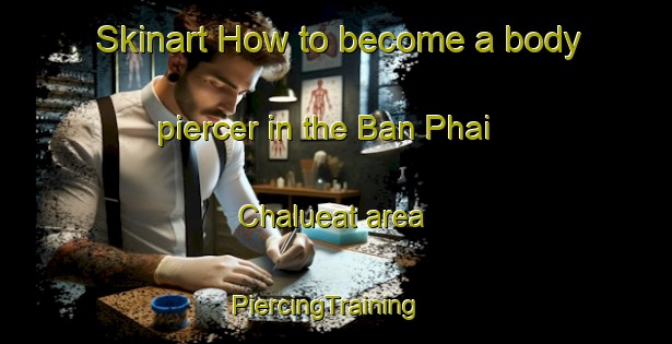 Skinart How to become a body piercer in the Ban Phai Chalueat area | PiercingTraining | PiercingClasses | SkinartTraining-Thailand