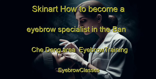 Skinart How to become a eyebrow specialist in the Ban Che Deng area | EyebrowTraining | EyebrowClasses | SkinartTraining-Thailand