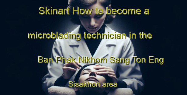 Skinart How to become a microblading technician in the Ban Phak Nikhom Sang Ton Eng Sisakhon area | MicrobladingTraining | MicrobladingClasses | SkinartTraining-Thailand