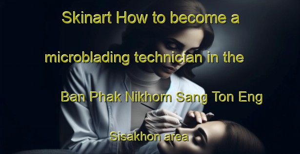 Skinart How to become a microblading technician in the Ban Phak Nikhom Sang Ton Eng Sisakhon area | MicrobladingTraining | MicrobladingClasses | SkinartTraining-Thailand