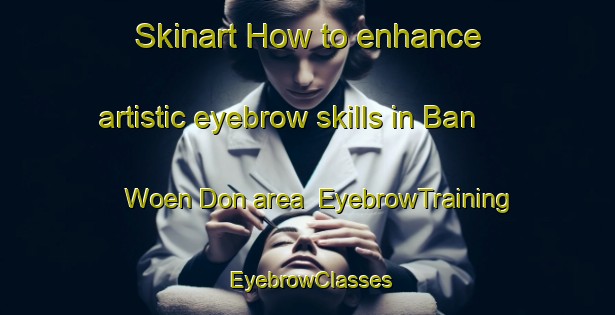 Skinart How to enhance artistic eyebrow skills in Ban Woen Don area | EyebrowTraining | EyebrowClasses | SkinartTraining-Thailand