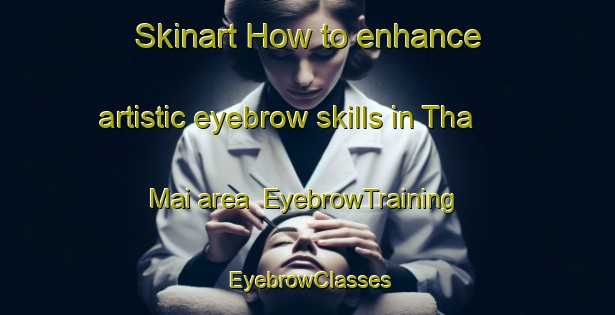 Skinart How to enhance artistic eyebrow skills in Tha Mai area | EyebrowTraining | EyebrowClasses | SkinartTraining-Thailand